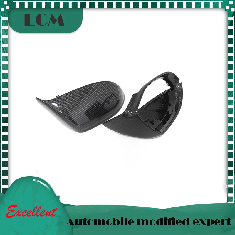 

2011-2018 Replacement Style ABS+Real Carbon Fiber Rear View Mirror Cover For Audi A7 S7 Without Lane Assit & With Lane Assit
