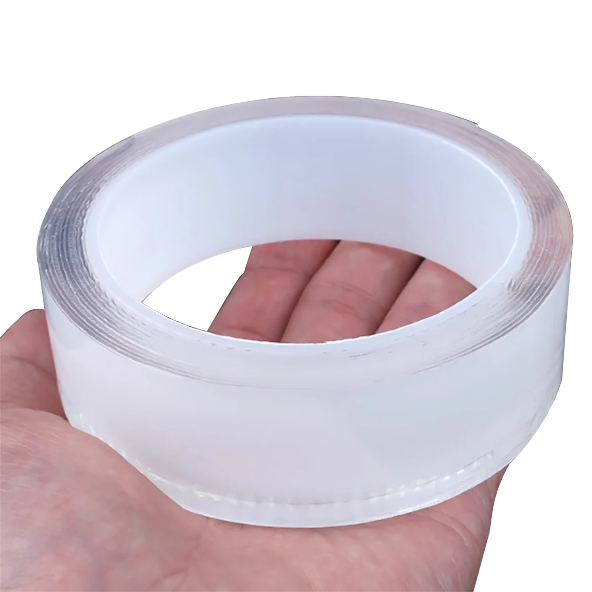 Прозрачная Волшебная нано лента моющаяся многоразовая бесследная гелевая