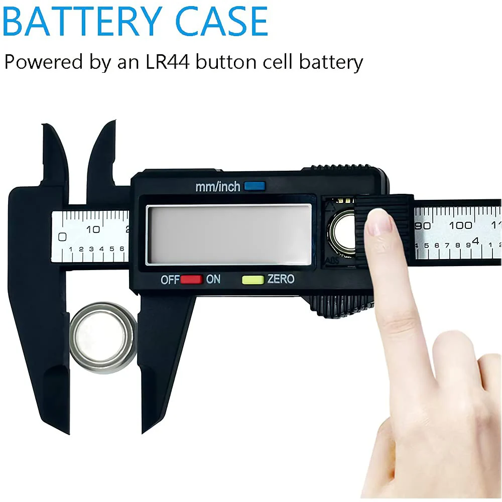 Штангенциркуль с нониусом электронные инструменты 100 мм цифровой ЖК дисплей