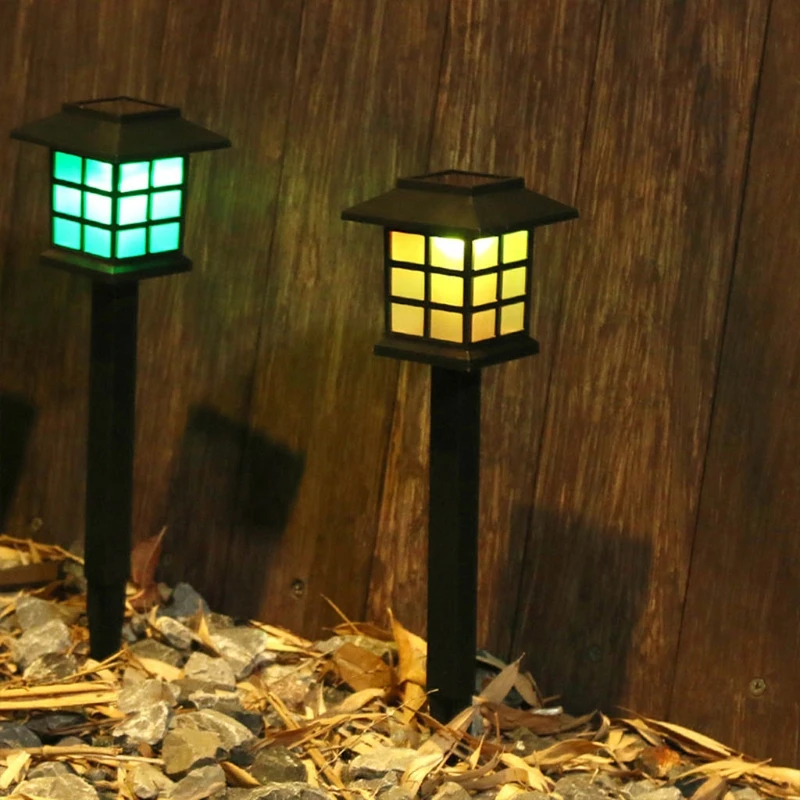 

LED Outdoor Solar Powered Lantern Garden Lawn Landscape Night Light for Yard Path Lamp Decorations