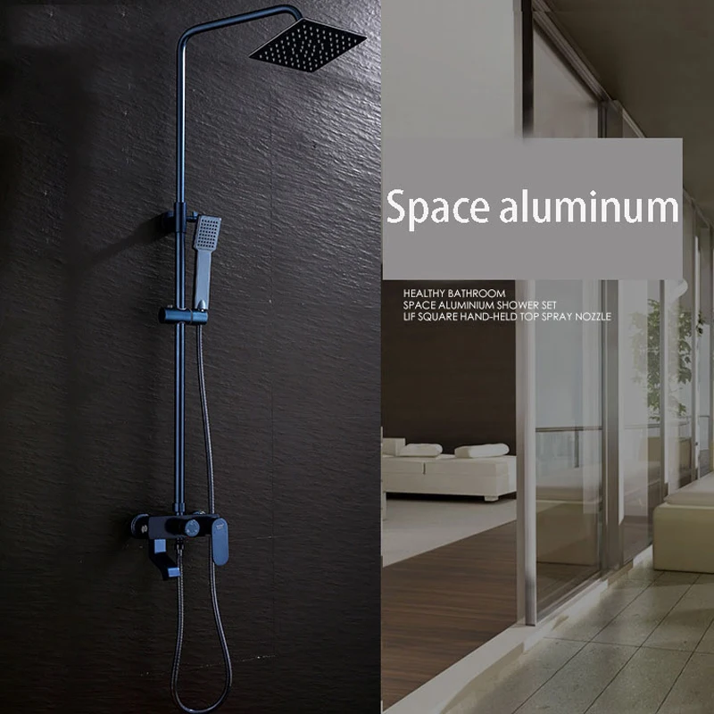 Серый синий черный новейший роскошный набор для душа смесители ванны смеситель