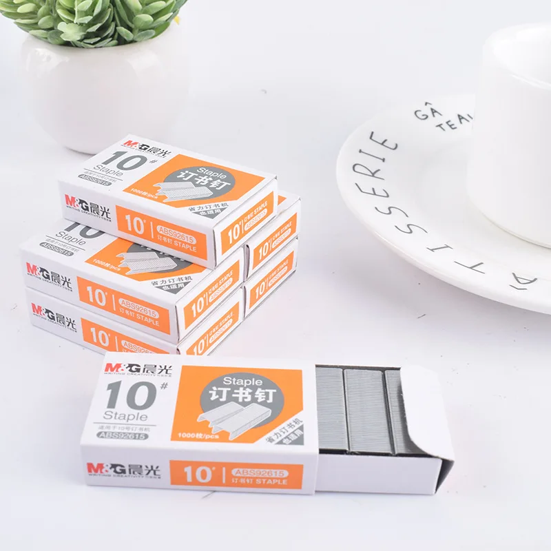 20 коробок 1000 шт./корт. Скобы из нержавеющей стали № 10 единый скоб для офисных