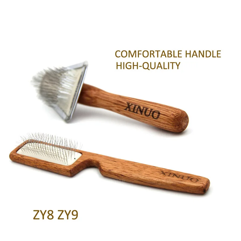 Высококачественная ручка для стрижки деревянного питомца собачья кошачья