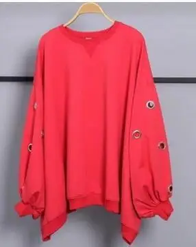 CHICEVER зимние Полые Пуловеры женские свитшоты для женщин топ рукав летучая мышь