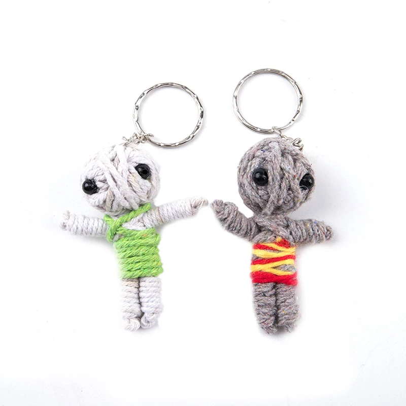 Брелок ручной работы для куклы вуду 4 шт./компл. аксессуары мини-кукол подарочные