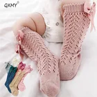 Осенние носки для малышей, 2020 г. Гольфы для девочек с королевским бантом в испанском стиле, носки без пятки для малышей Детские открытые носки для младенцев