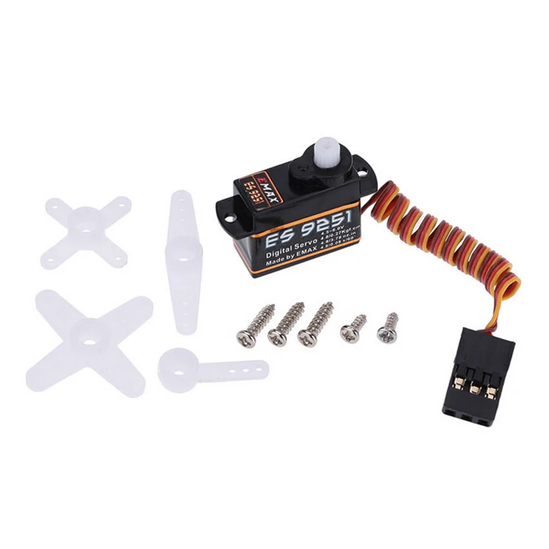 4 шт./лот Emax ES9251 micro 2 5g цифровой сервопривод для радиоуправляемого вертолета