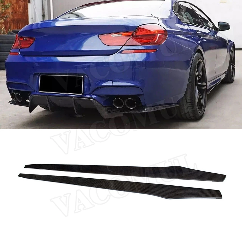 Боковые юбки из углеродного волокна фартуки для BMW F06 F12 F13 640i 640d 650i M6 2011