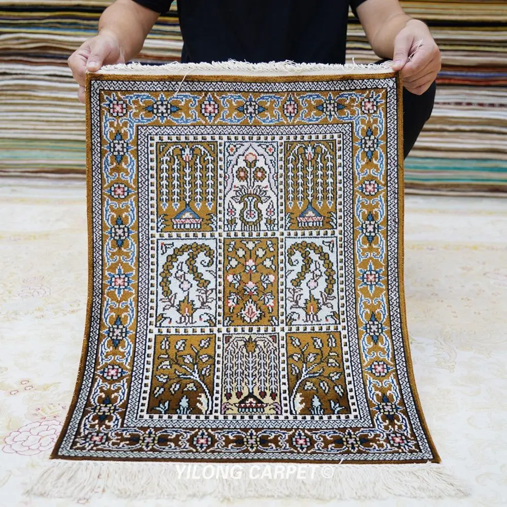 Yilong 1 5 &quotx 2&quot четыре сезона дизайн ручной работы цветочный персидский шелк