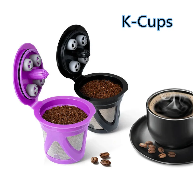 

Refillable Coffee Capsule Reusable K-Cup Filter for 2.0 Reusable For Keurig Machine K-Carafe Tamper Carafe K Cups