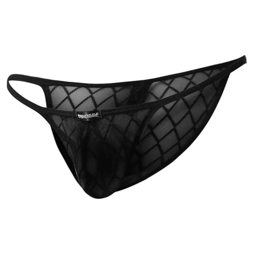 Мужское Сетчатое нижнее белье с низкой талией мягкие дышащие трусики Короткие