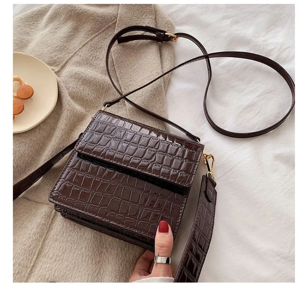 Mini Stone Pattern Сумки через плечо для Для женщин кошельки из искусственной кожи Сумки новые дизайнерские сумки через плечо сумка bolsa feminina