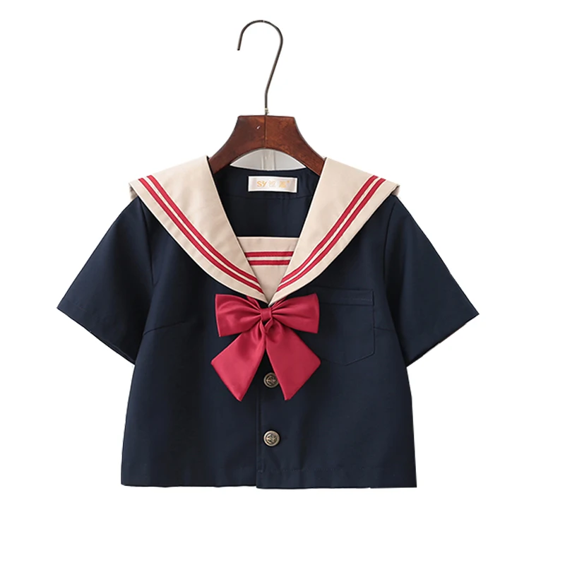 Японская школьная форма 2021 Популярные Новые Рубашки Топы для школьниц