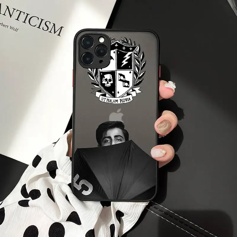 

TV series Umbrella Academy Phone Cases matte transparent For iphone 7 8 11 12 plus mini x xs xr pro max cover