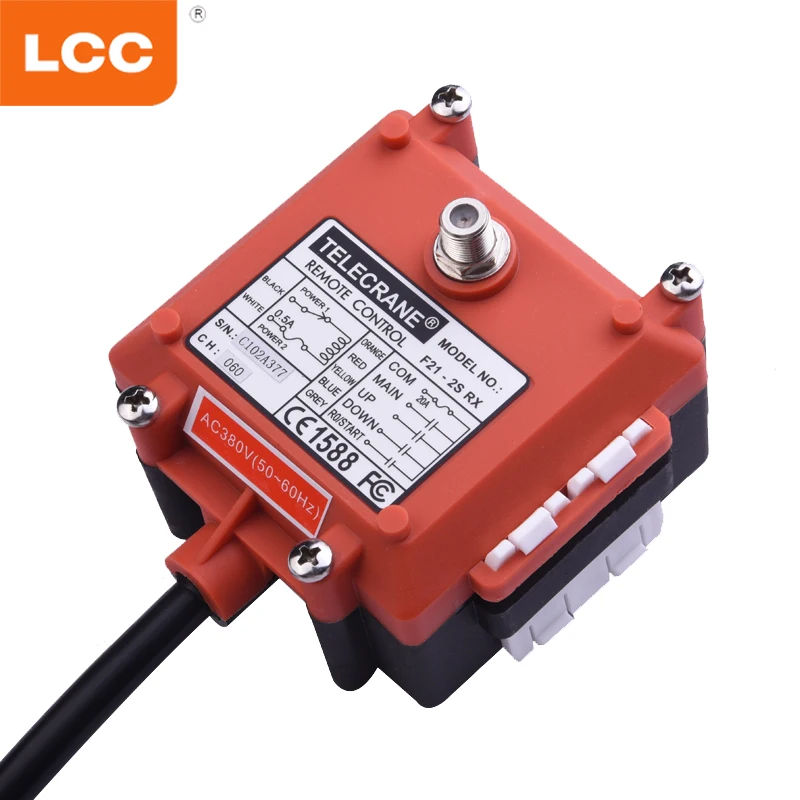 

F21-2S Electric hoist wireless radio remote control rc transmitter receiver for crane