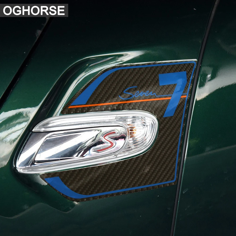 Наклейки из натурального углеродного волокна для боковых крыльев автомобилей 2