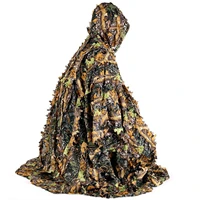 3d camouflage cloak hunting leaf fishing light breathable clothing tree maple leaf camouflage sniper cloak ghillie suit hunting