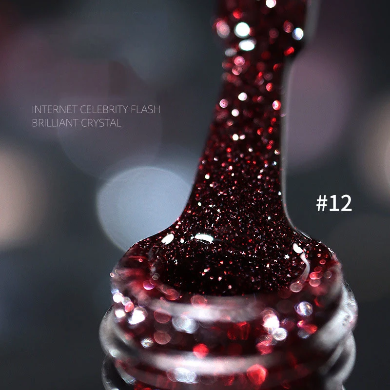 

Nail Glue Diamond Hot Nail Art Decoration Diy Crystal Diamond Powder Glue Gel Nail Polish Shine TSLM1