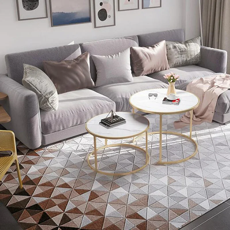 2 в 1 современный деревянный журнальный металлический поднос для гостиной стол