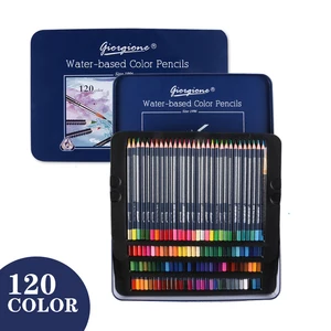 High Quality 12-120 Colors Watercolor Pencil Drawing Set Water-Soluble Colored Pencils Painting Sketch Students School Supplies