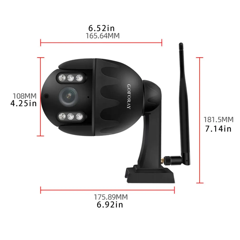 1080P 4X цифровая зум ip камера Wifi наружная IP66 Водонепроницаемая скоростная