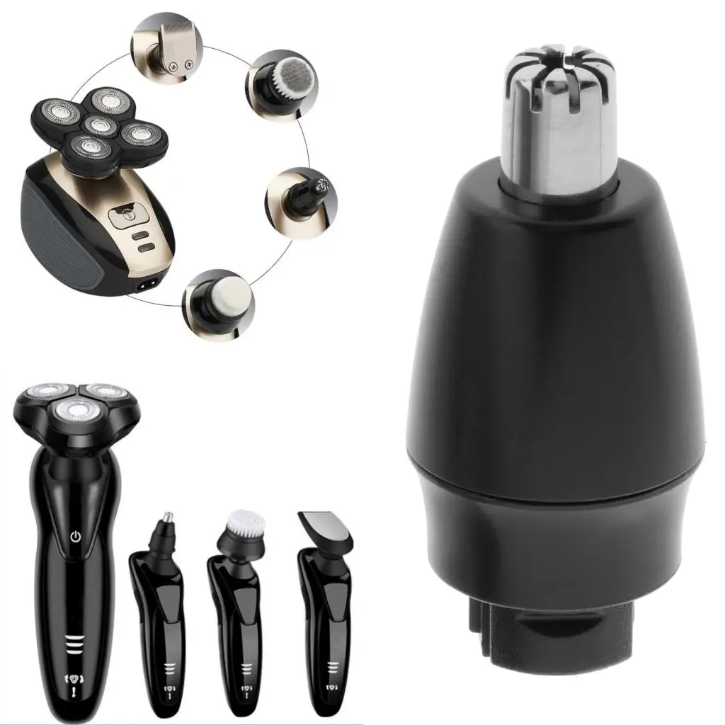 

ABS Shaver Accessories Grooming Nose Hair Removal Face Cleaning Brush Black Nose Ear Hair Trimmer Shaver Temple Hair Clipper