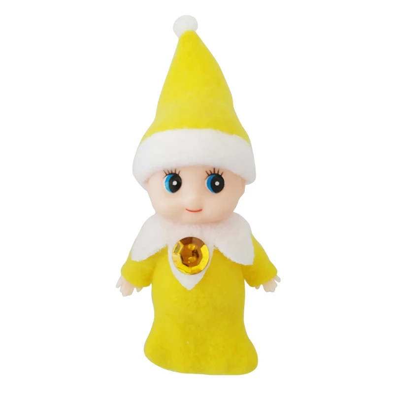 Мини Рождественская кукла эльфа миниатюрное украшение новорожденный подарок