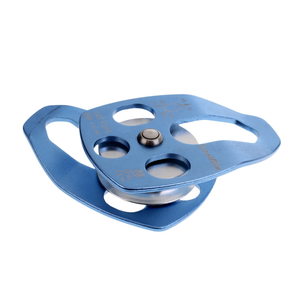 Высококачественный Легкий шкив для скалолазания 32 кН одинарный веревки 15 мм