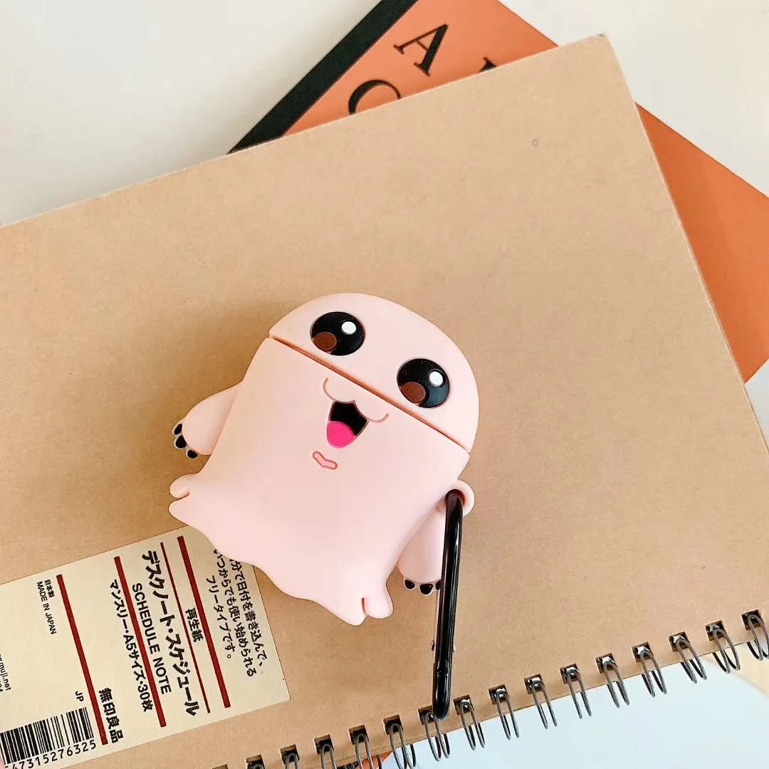 A3 Для AirPods Чехол для детских японских мультяшных наушников Digimon чехол для Apple Airpods 2 Забавный защитный чехол с крючок карабина - Цвет: A3