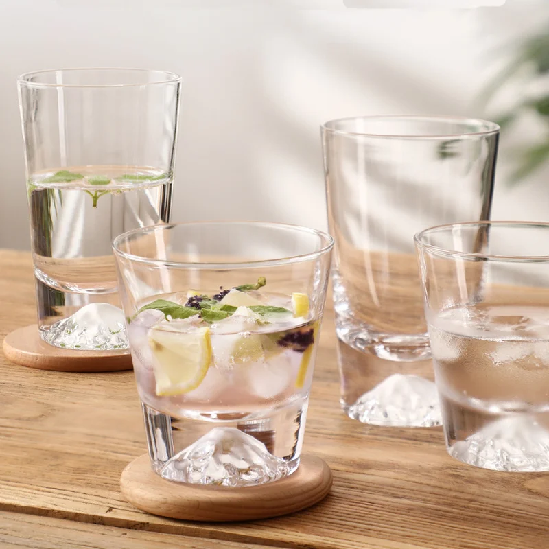 Сверкающие качество Fuji Стекло прозрачный кристалл с изображением заснеженной