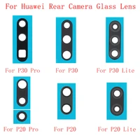 original rear back camera lens glass for huawei p30 p30pro p30lite p20pro p20lite p smart with sticker repair parts