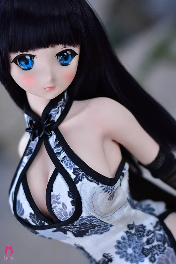 62 см вызывать куклу 1/3 ССО силиконовые секс куклы китайское традиционное платье с