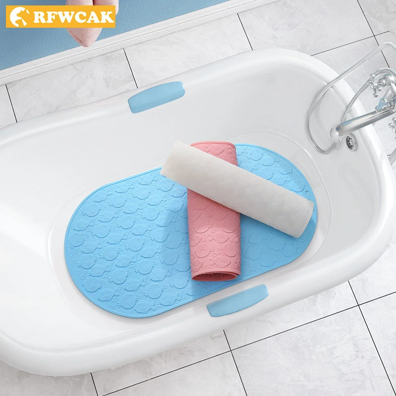 RFWCAK Baby Shower нескользящий коврик для ванной комнаты Tapete силиконовые коврики для ванной комнаты напольные туалетные коврики коврик для ванной комнаты Аксессуары для ванной комнаты