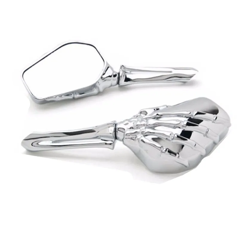 Universal 3D Skull Hand Motorcycle Rearview Mirrors For Harley Honda Yamaha Suzuki Cruiser Chopper Cafe Racer | Автомобили и