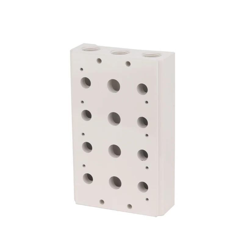 

Airtac 4V410 solenoid valve manifold bottom plate connection base 400M-4F/3F/5F/6F 3-bit 4-bit