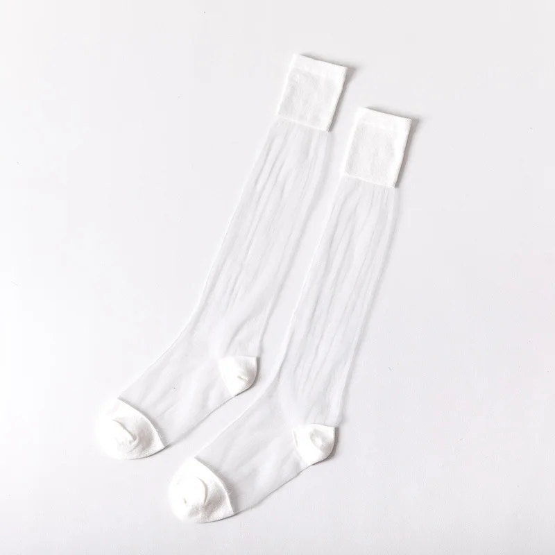 

Crystal stockings women's summer new style long tube over the knee high socks ultra-thin beautiful leg socks