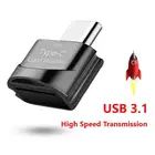 Портативный мини-кардридер USB 3,0 SD  Micro SD TF OTG умный считыватель карт памяти Type C USB-C адаптер для Huawei Xiaomi PC MacbooK