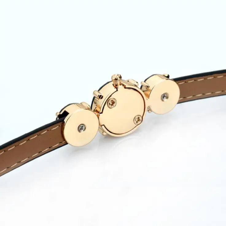 Ремень из натуральной воловьей кожи Женский роскошный тонкий регулируемый пояс