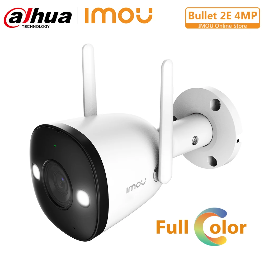 dahua imou 4mp wifi ip camera smart color night vision dual antenna soft ap mode ip67 weatherproof built in wi fi support onvif free global shipping