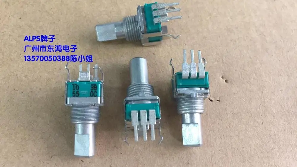 2PCS/LOT ALPS Alps type RK09L precision potentiometer single band B10K midpoint half shaft length 15mm | Обустройство дома