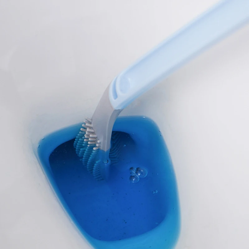 

Golf Toilet Brush Flexible Soft Brush Head Long Handle Toilet Cleaning Brush Home Bathroom Hanging Soft Brush No Harm To Toilet