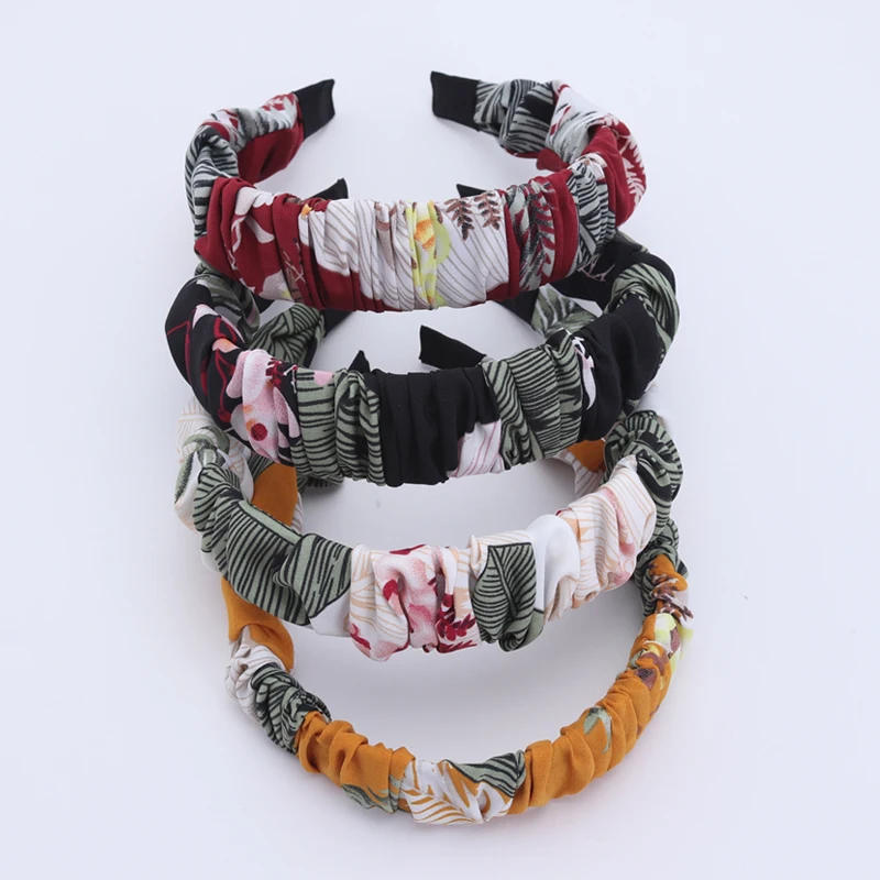 

1PC Girls Print Hair Hoop Women Hair Bands New Trendy Hair Accessories Headbands Birthday Gift