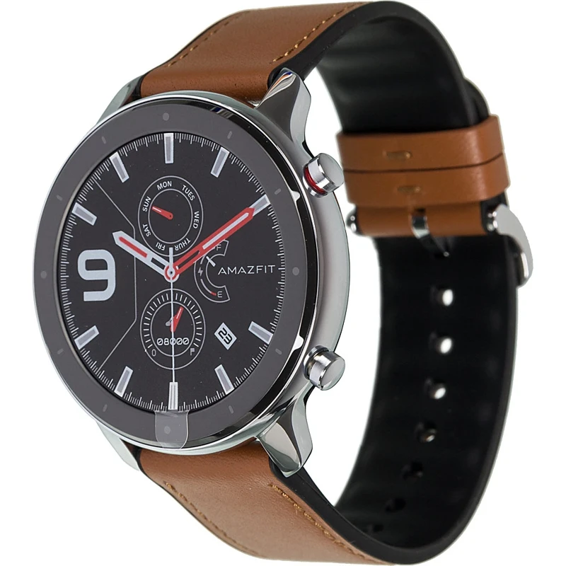 Смарт часы AMAZFIT GTR 47мм 1.39&quot серебристый/коричневый|Смарт-часы| |