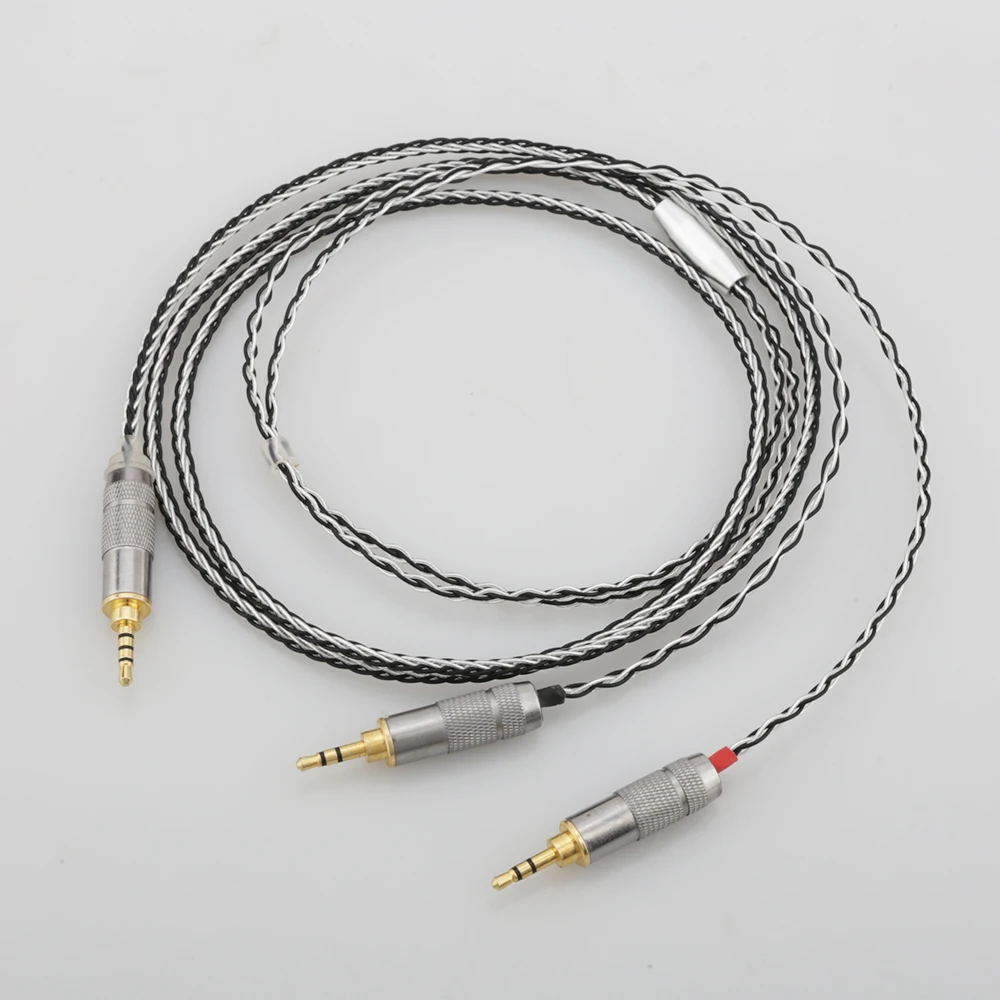 Кабель с 2 5 мм сбалансированным штекером на двойной совместимый Hifiman HE400S Φ
