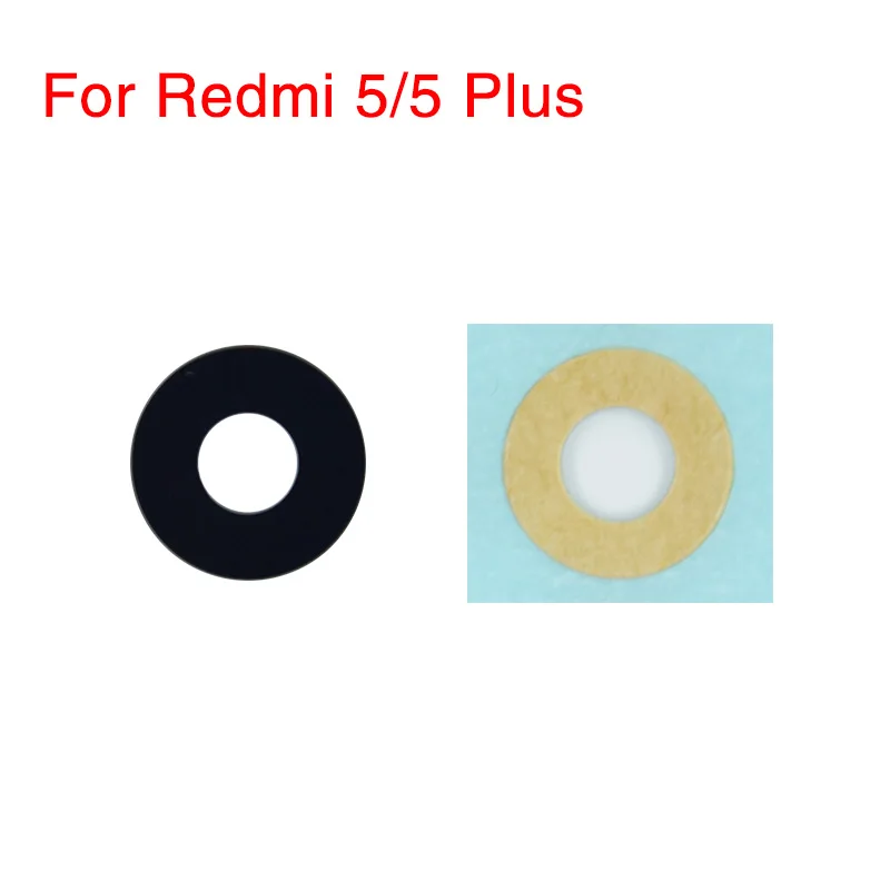 1 шт. для Xiaomi Redmi 5 Plus 6 Pro Note 2 3 4 5 Задняя крышка объектива камеры стеклянная крышка с клейкой наклейкой