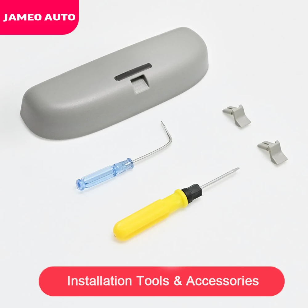 Держатель для солнцезащитных очков автомобиля Jameo Auto New Car Sunglasses Holder Sun Glasses Box Eyeglasses Case для BMW X1 F48 X3 F25 X5 G05 F10 F11 F20 I3 Accessories on.