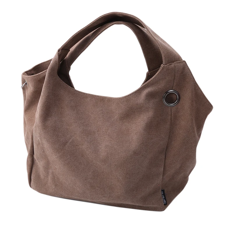 Женские сумки холщовые сумки-тоуты однотонные многоразовые хлопковые для