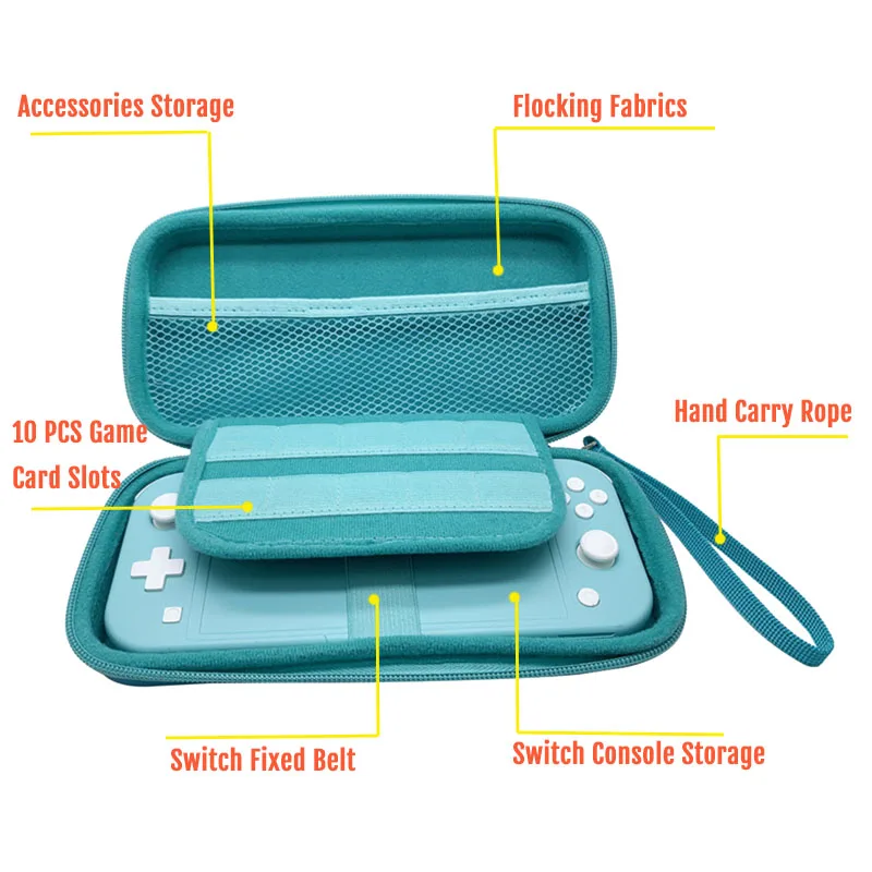 Новый чехол сумка для Nintendo Switch Lite с жестким корпусом портативная Защитная