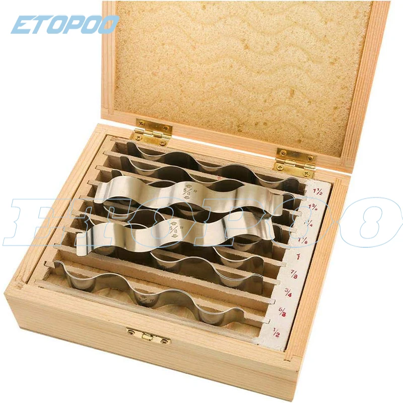 Метрические/имперские волнистые параллели из нержавеющей стали Железный станок