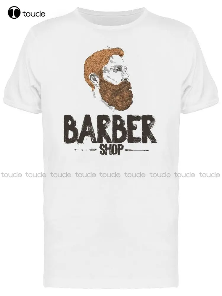 Парикмахерская винтажная Мужская футболка для парикмахерской модные летние